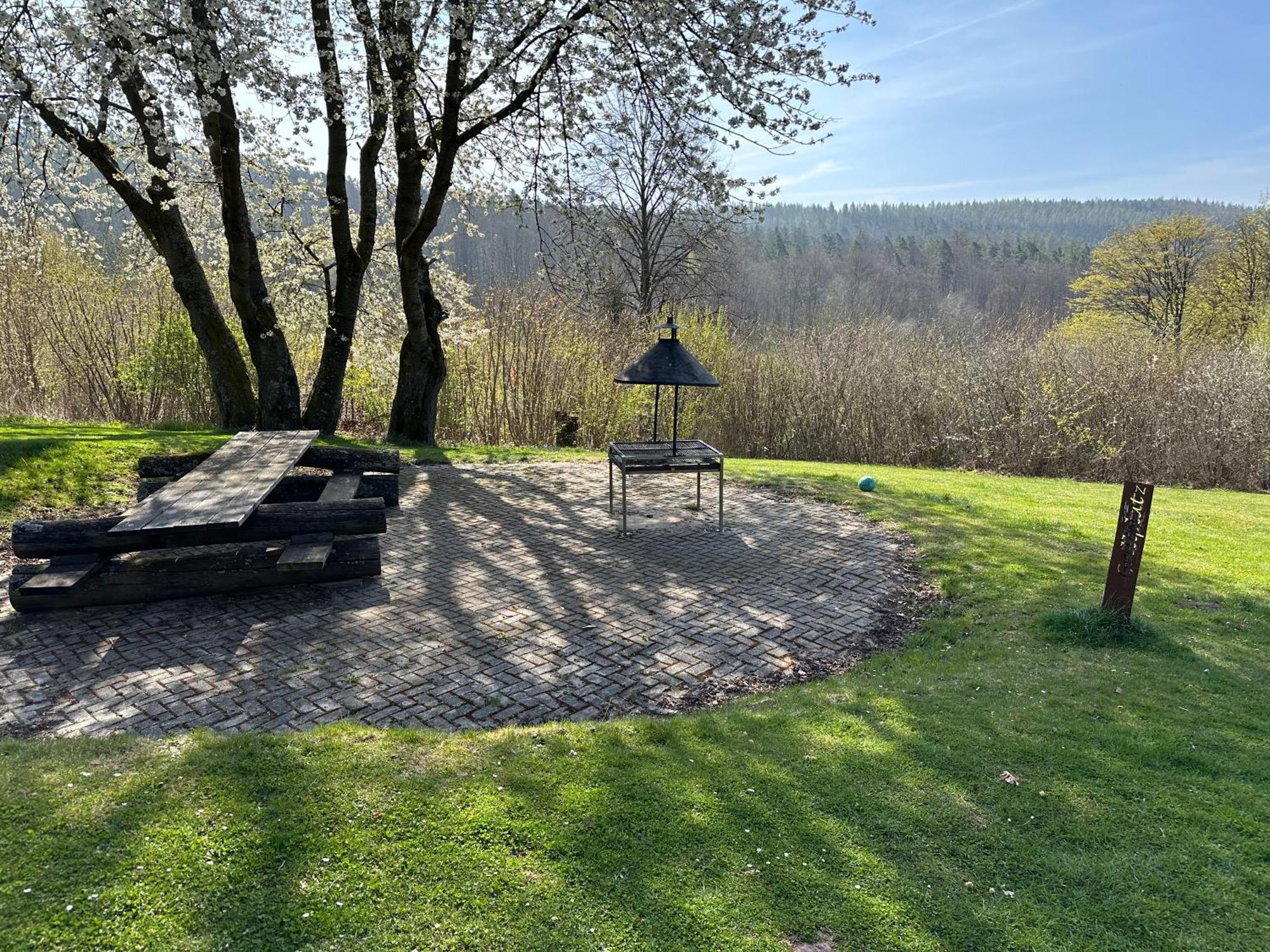 Natur Pur - Waldurlaub Im Tiny House Ronshausen Exteriér fotografie